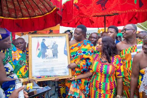 HONOURING OF HON. DR. YAW OSEI ADUTWUM IN BOSOMTWE DISTRICT ASSEMBLY