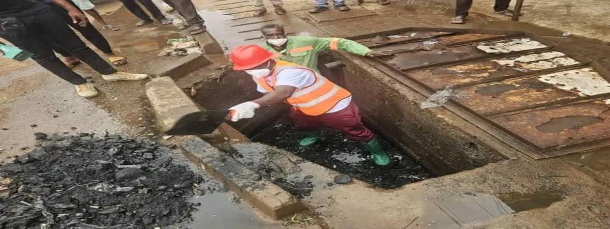 SANITATION DAY CLEANUP EXERCISE TAGGED “OPERATION CLEAN YOUR FRONTAGE