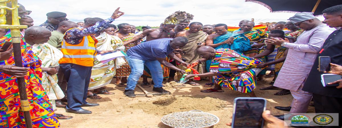 SOD-CUTTING CEREMONY OF THE 24-HOUR ECONOMY MARKET