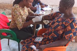 MEDICAL SCREENING FOR FOOD VENDORS AT BONESO AREA COUNCIL