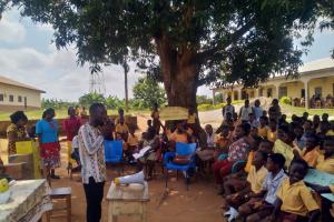 CELEBRATION OF WORLD MENSTRUAL DAY AT PRABON D/A JUNIOR HIGH SCHOOL 