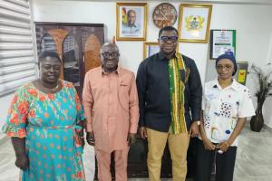 ASHANTI REGIONAL ISD DIRECTOR WORKING VISIT TO BOSOMTWE  DISTRICT ASSEMBLY.