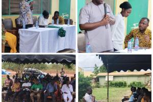 BOSOMTWE DISTRICT CHIEF EXECUTIVE MEETING WITH VEGETABLE FARMERS