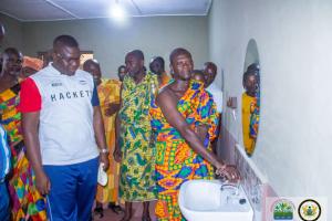 COMMISSIONING OF 1NO. 16 WATER CLOSET TOILET FACILITY WITH 4NO. BATHROOMS, 5NO. URINALS WITH 4000LTRS SEPTIC TANK AND 1NO. 2000LTRS AT ABONO