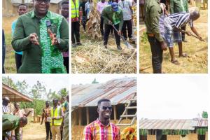 GROUNDBREAKING FOR THE CONSTRUCTION OF PROJECTS - 1