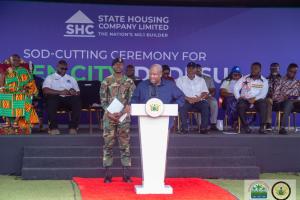 SOD-CUTTING CEREMONY FOR THE GREEN CITY PROJECT-DEDESUA 