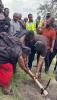 SOD-CUTTING OF THE REHABILITATION OF CLASSROOM BLOCK, OFFICE, STORE AND STAFF COMMON ROOM AT TETREEFU AND AKOKOFE